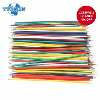 Kit DIY de Fios Eletrônicos de Alta Qualidade - 120PCS de Fios Jumper 24AWG / 26AWG com Placa de Circuito Impresso de 6