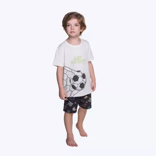 Pijama Manga Curta Futebol Juvenil Masculino Have Fun 29816 em Oferta na Shopee