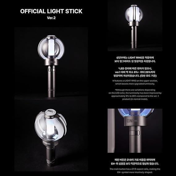 LIGHT STICK Oficial ENHYPEN VER 2 Lightstick de Concerto Nova