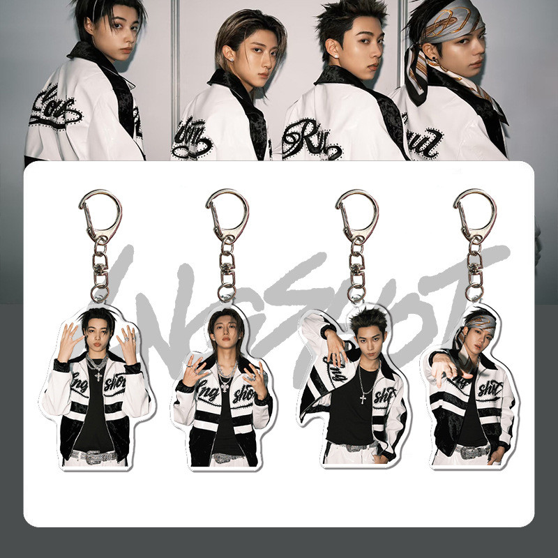 LNGSHOT キムリュル　キーホルダー Kpop LNGSHOT Novo Menino Banda Acrílico Chaveiro Pendurado