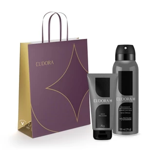 Combo Eudora H presente: Gel pós Barba 75g + Desodorante Antitranspirante Aerossol 125ml + Sacola em Oferta na Shopee