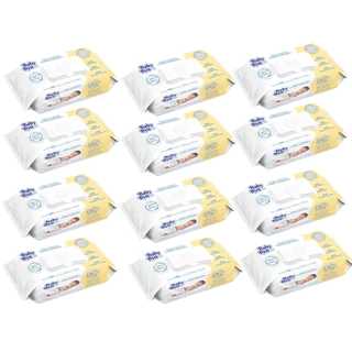 Kit Lenço/Toalha umedecida Baby Byn Recém Nascido (sem álcool) com 1200 un. - 12 pacotes com 100 un. em Oferta na Shopee