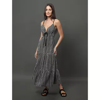 Vestido Feminino Midi de Laise Calvin Klein Jeans - Preto em Oferta na Shopee
