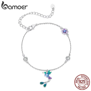 Pulseira De Prata Esterlina 925 Bamoer Com Design De Pássaro Floral , Joias , Presentes Para Mulheres em Oferta na Shopee