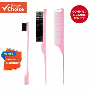 Conjunto De Pente De Estilo Inclui Cauda Pontiaguda , Escova De Provocação , Ferramenta De Trança De Cabelo , Design Pro Conjunto De Pente De Estilo Inclui Cauda Pontiaguda , Escova De Provocação , Ferramenta De Trança De Cabelo , Design Pro