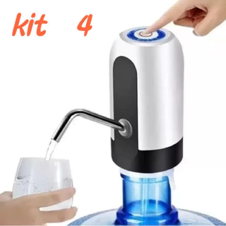kit 4  Bomba Automática Para Garrafão Bebedouros - Recarregável Usb em Oferta na Shopee