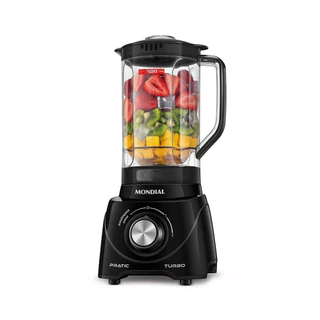 Liquidificador Mondial L-98-B Pratic Turbo com 2 Velocidades e Função Pulsar em Oferta na Shopee