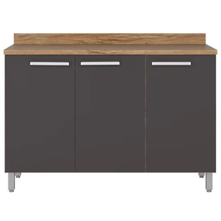 Balcão Triplo Bartira Topázio UP com 3 Portas e 1 Prateleira em Oferta na Shopee