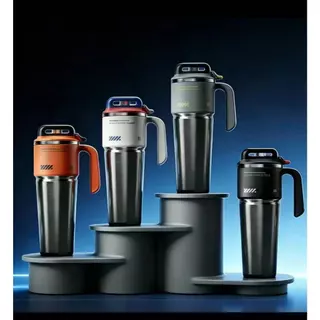 Copo Térmico 1000ml com Alça e Canudo Garrafa Inox para Academia e Trabalho