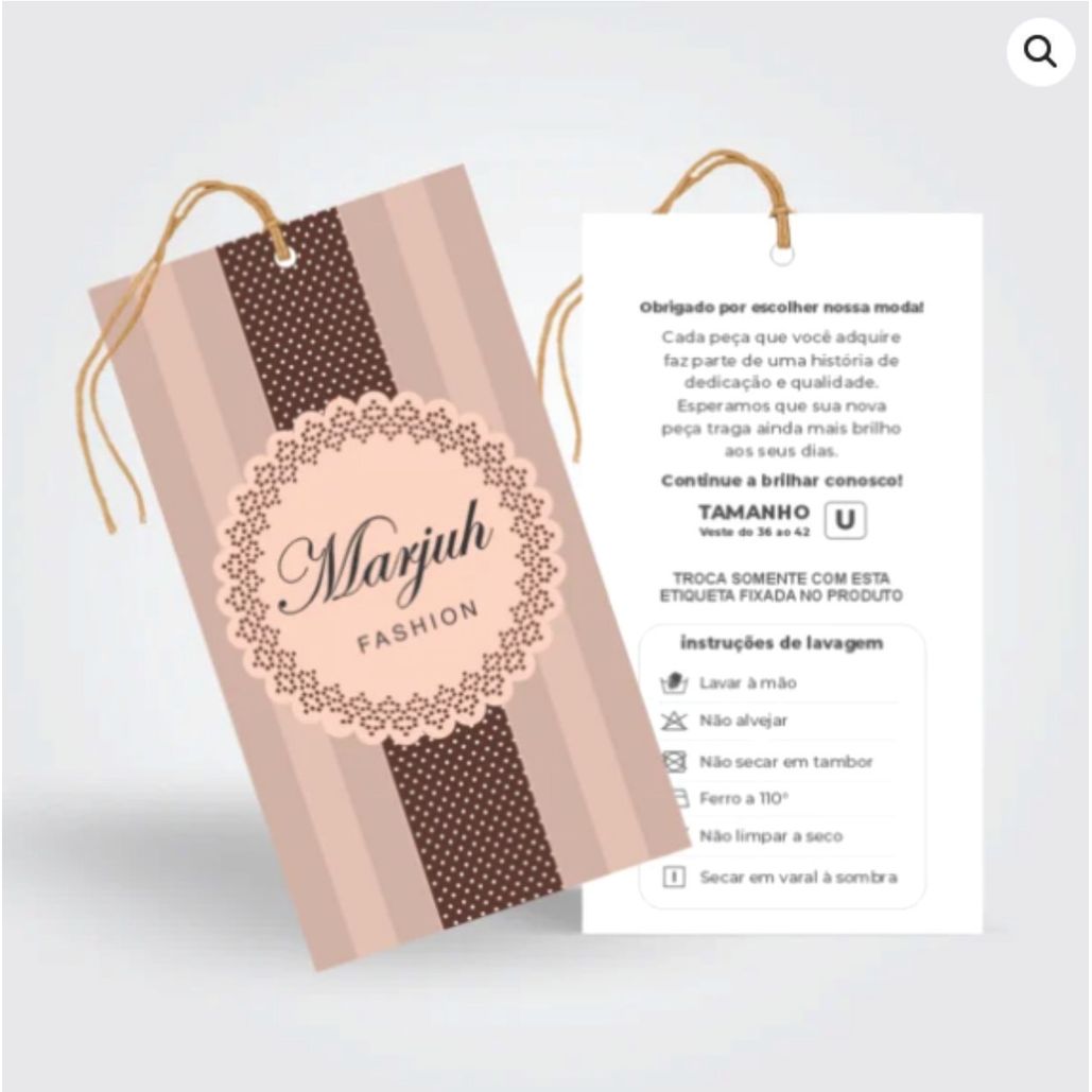 Etiquetas Tags Personalizadas Roupas - 1000 unds | Shopee Brasil