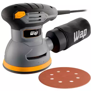 Lixadeira Roto Orbital WAP WF LR01 Com Encaixe de Lixa em Velcro E 300W Wap em Oferta na Shopee