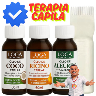 Kit de Óleo Capilar - Cronograma Terapia Capilar - 100% natural - 60ml