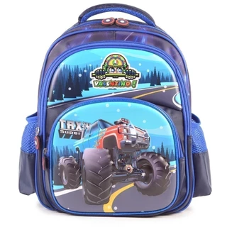 Linda e prática mochila escolar 3D para meninos, 3 compartimentos em Oferta na Shopee
