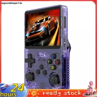 R36S Retro Console De Videogame Portátil Sistema Linux Tela IPS De 3.5 Polegadas Jogos De 128 Gb - em Oferta na Shopee