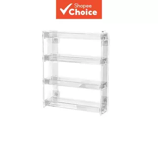 Expositor de armazenamento de caixas surpresa, prateleira transparente acrílica de várias camadas, montada na parede, em Oferta na Shopee