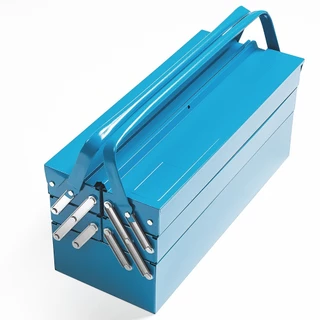 Caixa sanfonada para ferramentas com 5 gavetas Tramontina em Oferta na Shopee