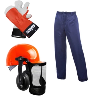 Kit de segurança para operador de motosserra com 3 peças - KITOPM - Sayro em Oferta na Shopee