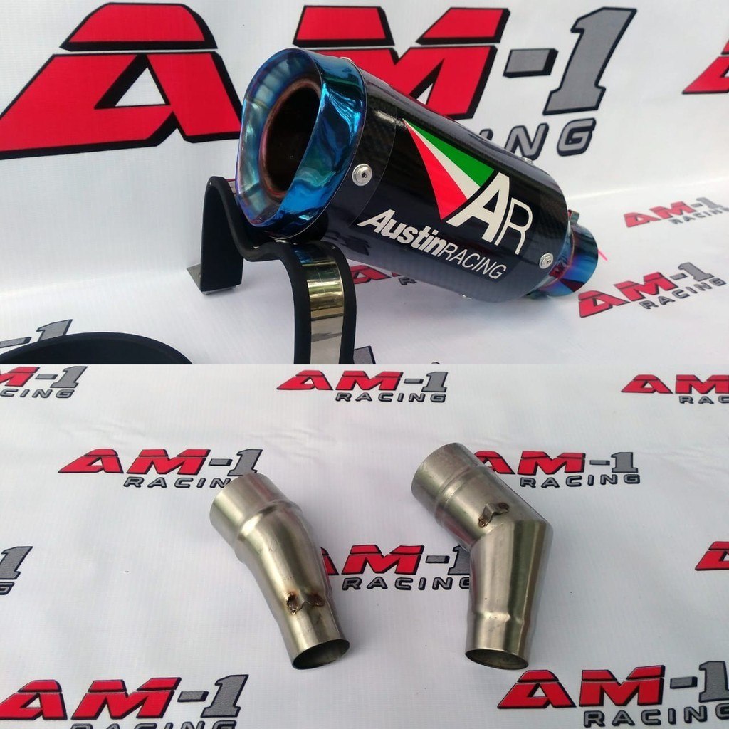 Ar Austin GP1R GP1 GP slip on Escape De Corrida Ninja 250fi Ninja250 ...