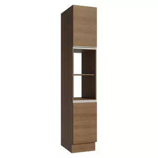 Paneleiro 40 cm 2 Portas e 2 Nichos Rustic Glamy Madesa em Oferta na Shopee