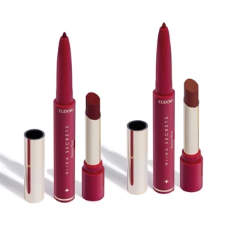 Combo Duo Perfect Match Niina Secrets: Batom Vermelho 1,65g + Batom Avelã 1,65g em Oferta na Shopee
