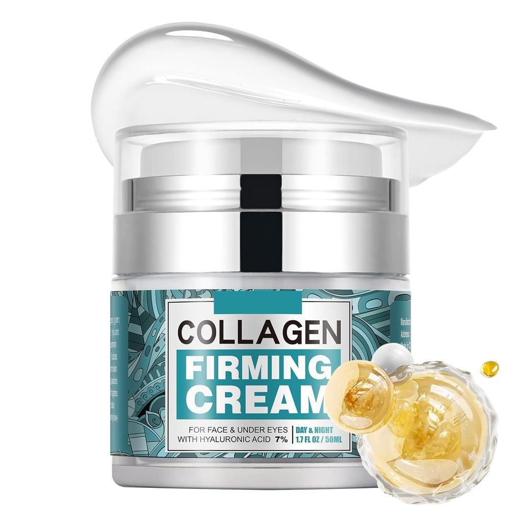 Creme de Colágeno para o Rosto com Células-Tronco, Retinol, Ácido ...