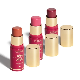 Combo Niina Secrets Stick Daily: Blush Rosa 5g + Blush Malva 5g + Blush Coral 5g em Oferta na Shopee
