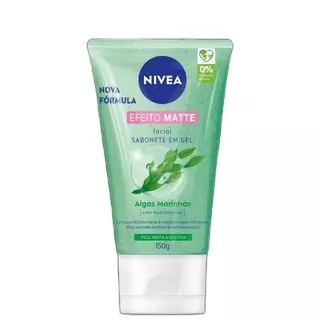 NIVEA Sabonete Facial em Gel Purificante Efeito Matte 150g em Oferta na Shopee