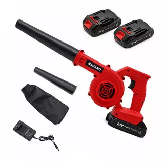 Soprador e Aspirador de Folhas a Bateria Portátil 48v 2 Baterias em Oferta na Shopee
