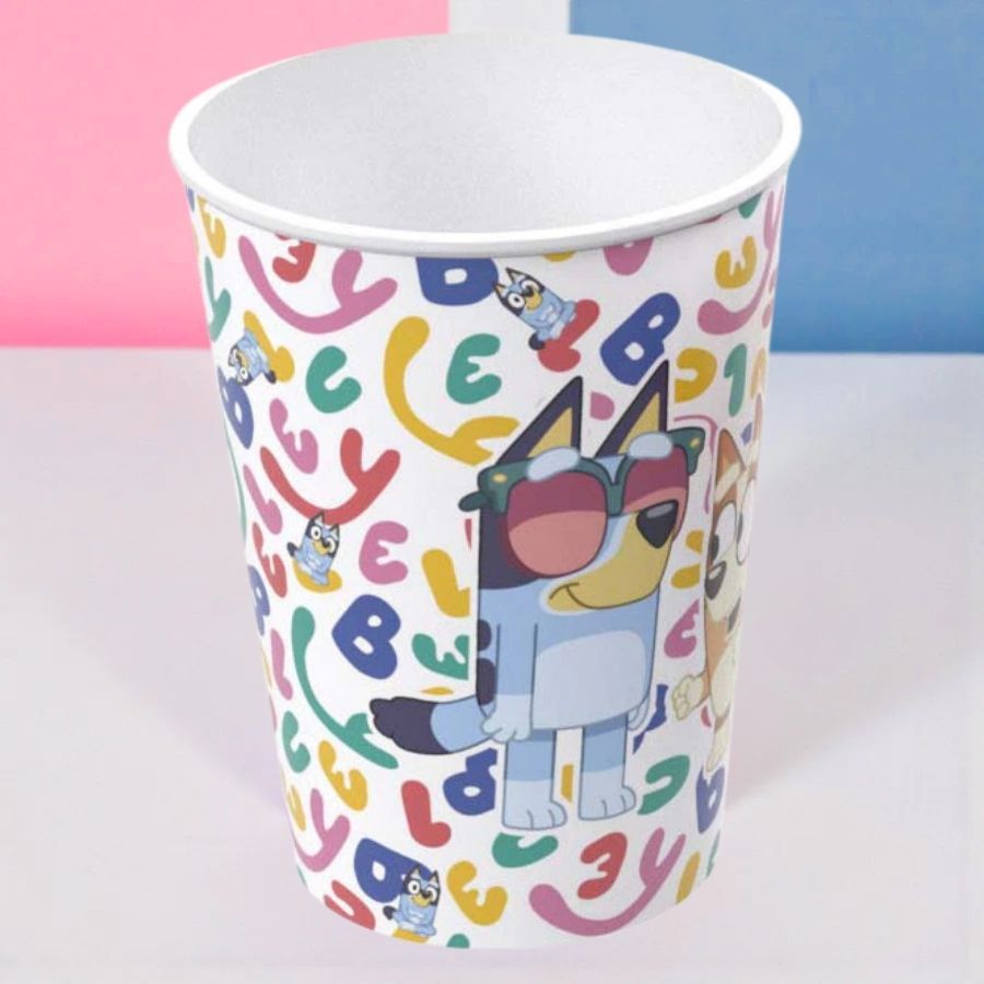 Copo de Plástico Bluey - Colors - 280ml - 1 unidade - Plasútil - Rizzo ...