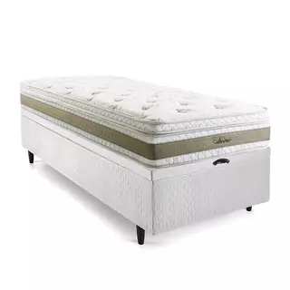 Cama Baú Solteirão Amore, Molas Ensacadas, 74x96x203 cm em Oferta na Shopee