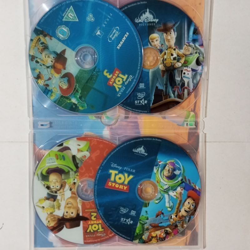 Dvd Toy Story 1 2 3 4 - 4 Dvd | Shopee Brasil