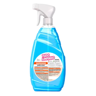 SABÃO SPRAY QUEROSENE 500ML TUDO LIMPINHO em Oferta na Shopee
