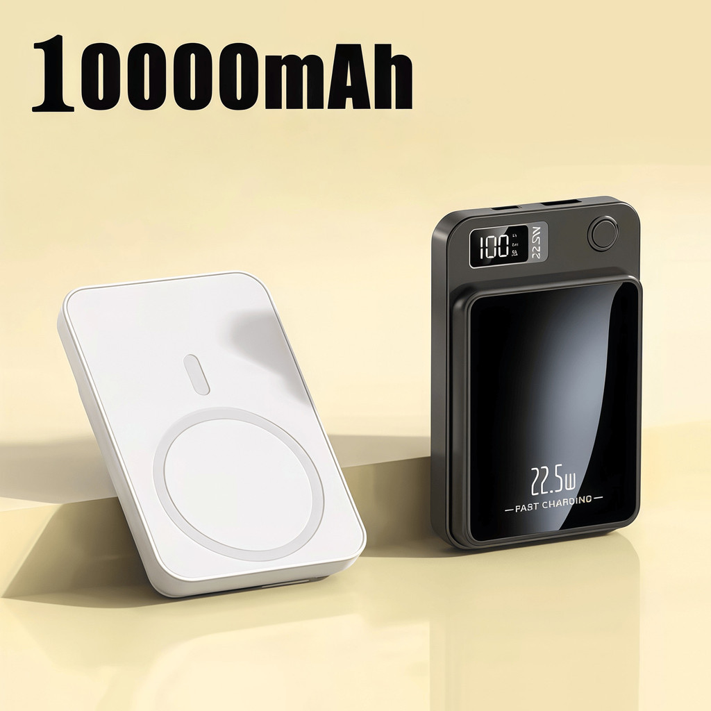 Carregador Portátil Para Iphone Indução Magsafe Powerbank 10000 mAh ...