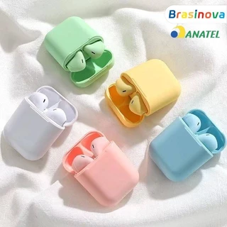 Fone Intra-Auricular Sem Fio Bluetooth i12 Tws Inpods Macaron em Oferta na Shopee