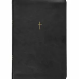 Bíblia Sagrada | NAA | Letra Grande | Capa Luxo Preta Cruz em Oferta na Shopee