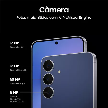 Tela grande de 6.7 polegadas com interface do sistema operacional