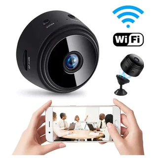 Kit 1/2/3/4 Câmeras A9 HD Mini com visão noturna Wifi Câmera 1080P Vigilância em Oferta na Shopee
