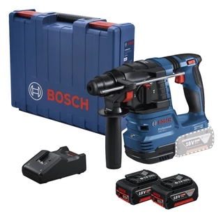 Martelete Perfurador e Rompedor a bateria 18V Brushless com 2 baterias - GBH 185-LI Bosch em Oferta na Shopee