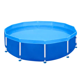 Piscina Redonda Estrutural Grande PVC 5500 Litros - Mor em Oferta na Shopee