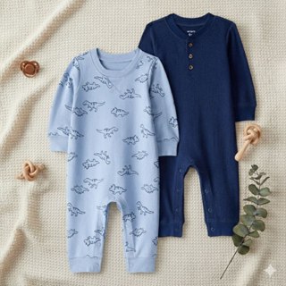 KIT 2 MACACÃO CARTER'S MENINO JUMPSUIT MOLETINHO em Oferta na Shopee