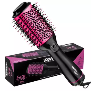 Escova secador Modeladora Taiff Oval Easy Pink Original em Oferta na Shopee