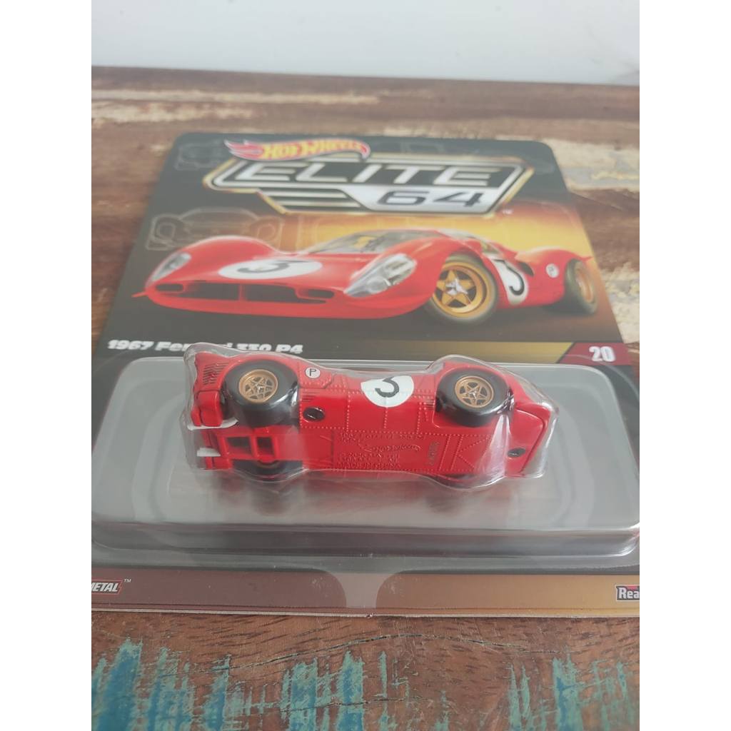 Hot Wheels Elite 64 1967 Ferrari 330 P4 | Shopee Brasil