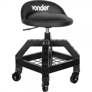 Banqueta para mecânico assento giratório Vonder em Oferta na Shopee