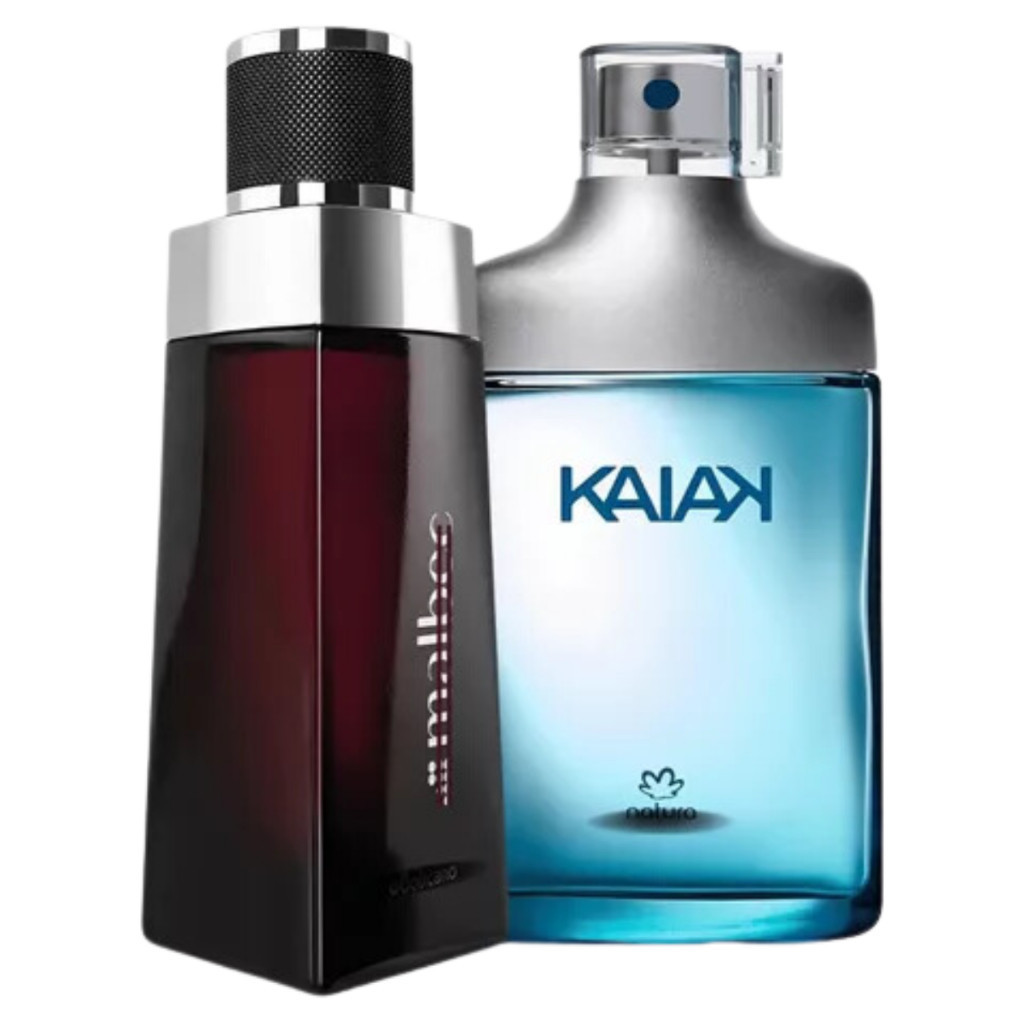 Kit 2 Perfume Kaiak Masculino E Malbec Tradicional Amadeirado 100ml em Oferta na Shopee