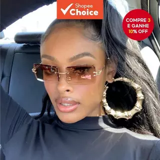 Óculos De Sol Modernos Com Armação De Metal UV400 Unissex Moda Alta Qualidade Para Homens E Mulheres em Oferta na Shopee