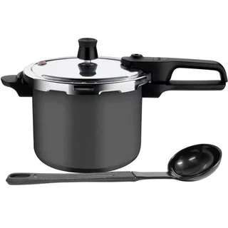 Panela de Pressão 4,5L Rochedo Segura Grafite Revestimento Antiaderente Com Concha de Feijão em Oferta na Shopee