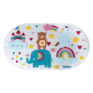 Tapete Antiderrapante com Ventosas para Banho Arco-Íris Buba em Oferta na Shopee