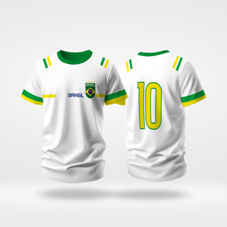 Camisa do Brasil Camiseta Futebol Torcedor MODELO  8 em Oferta na Shopee