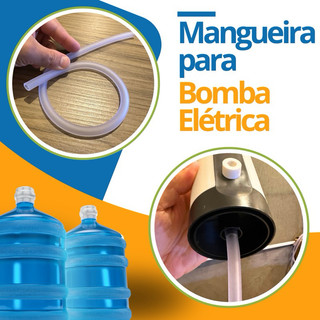 Mangueira De Silicone Para Bomba Eletrônica Galão - kit com 10 uni