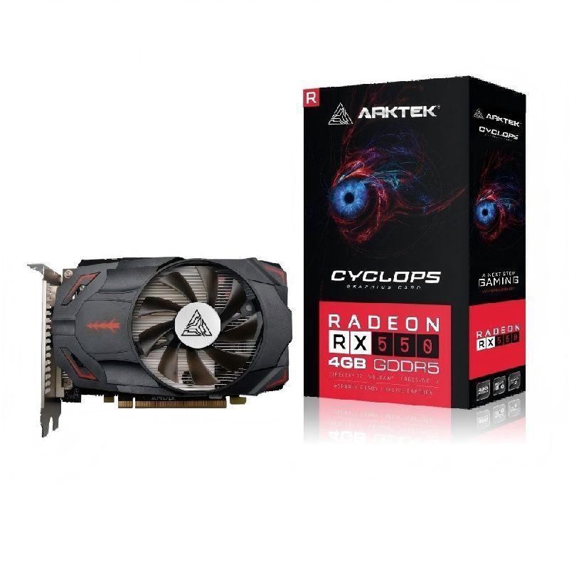 Placa De Video Artek 4Gb Rx550 Amd Gddr5 128Bit Full Size | Shopee Brasil